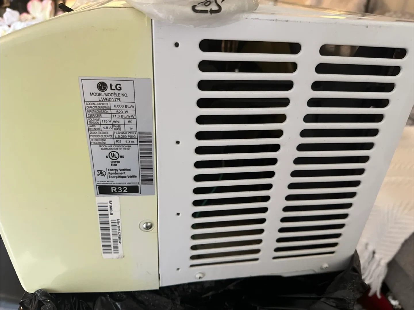 LG LW6017R Window Air Conditioner image indicator(2)