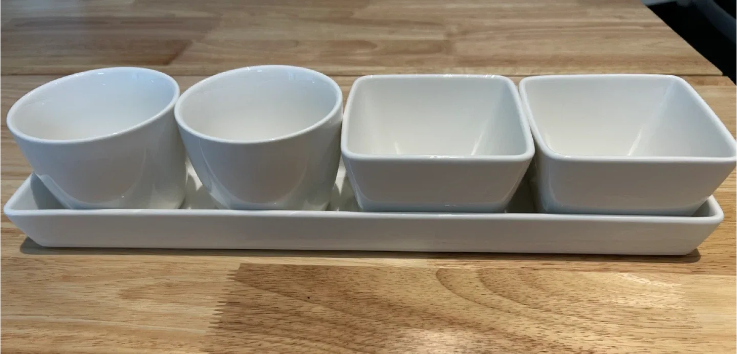 White Ceramic Set
