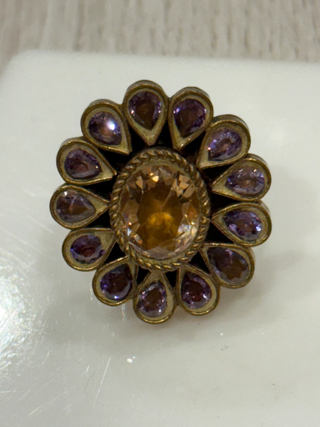 Vintage Style Flower Ring
