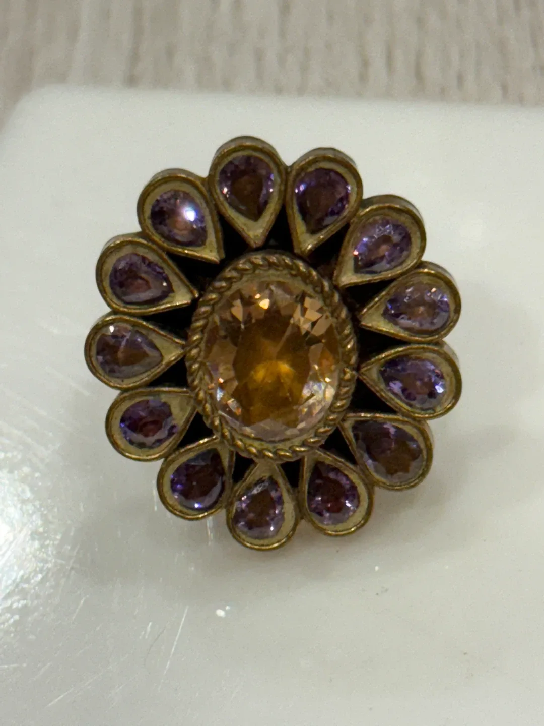 Vintage Style Flower Ring