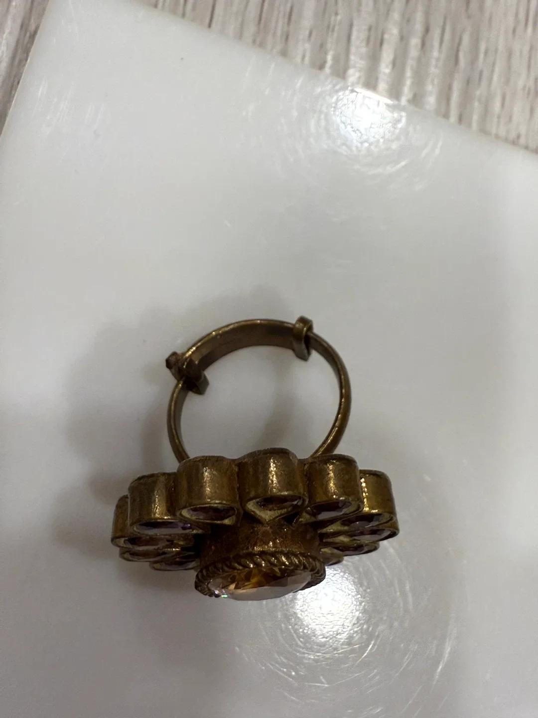 Vintage Style Flower Ring image indicator(7)