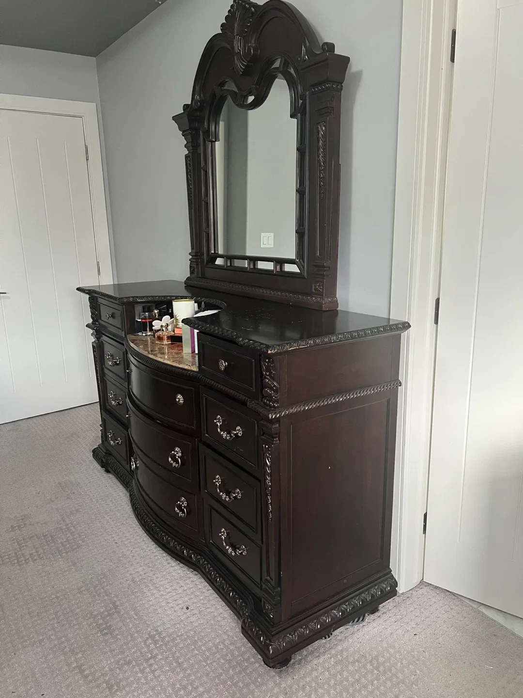 Bedroom Set - Dresser, Nightstand, Bed Frame
