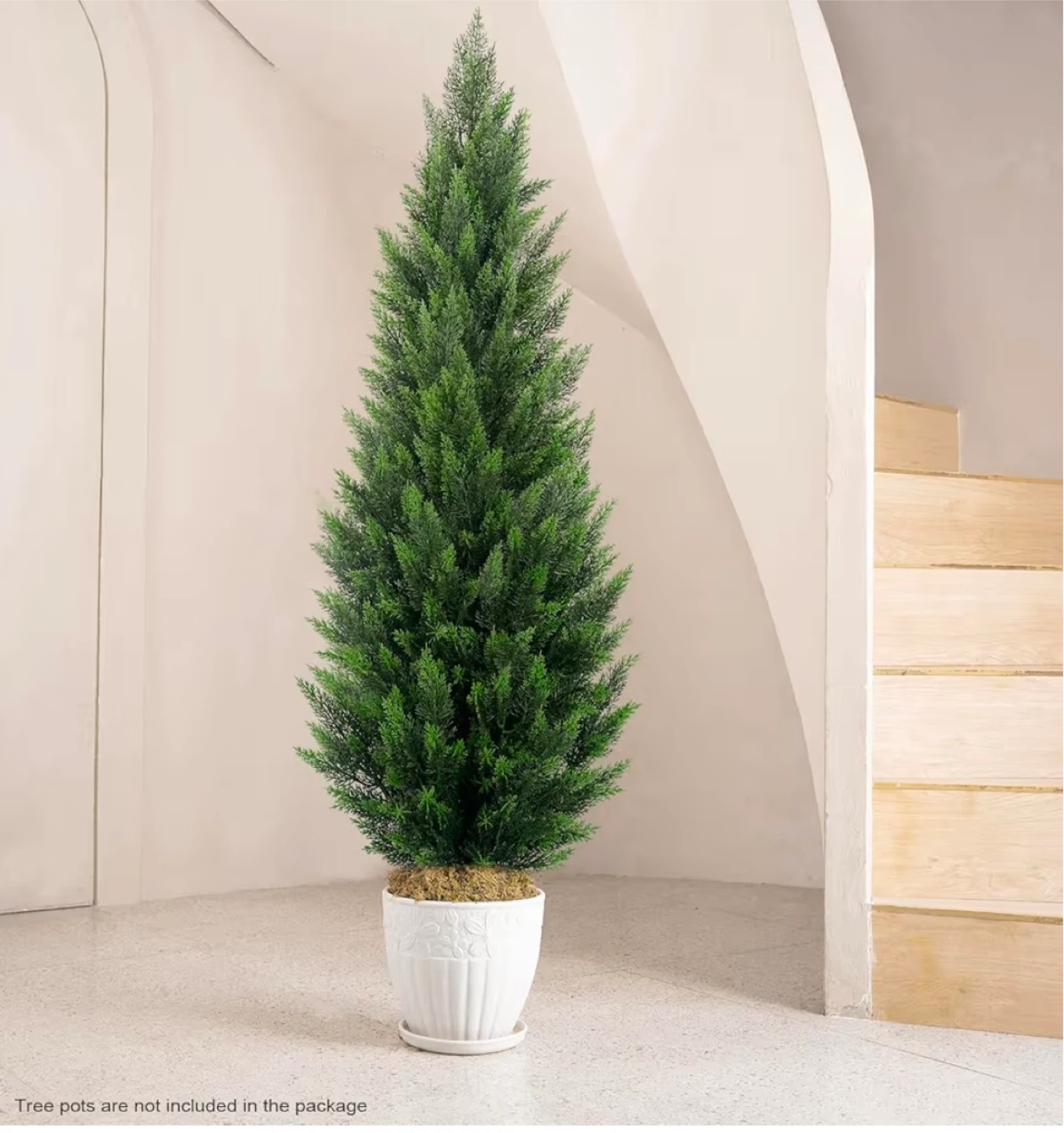 5FT Artificial Cedar Tree 2 set - photo 4