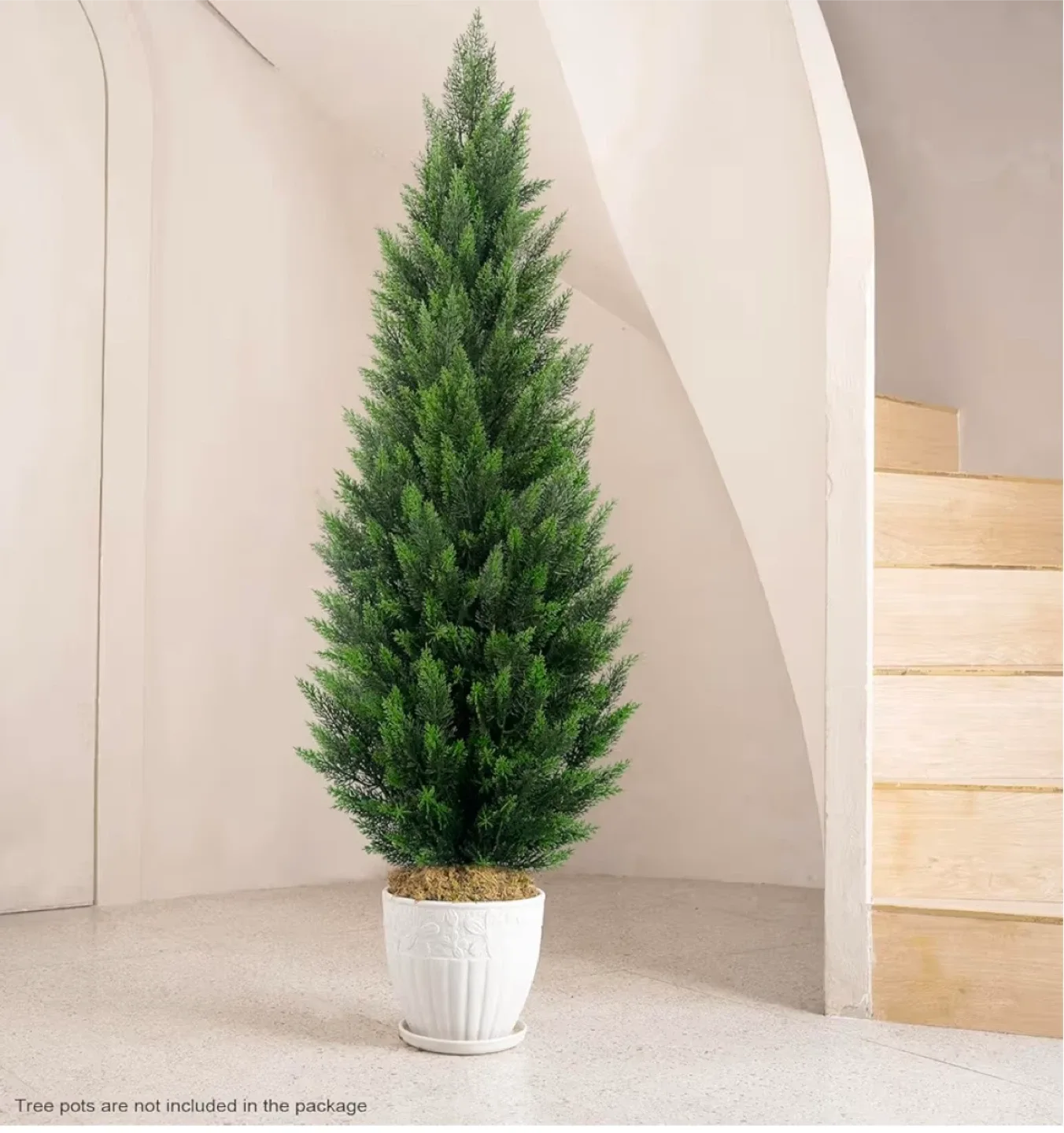 5FT Artificial Cedar Tree 2 set image indicator(4)