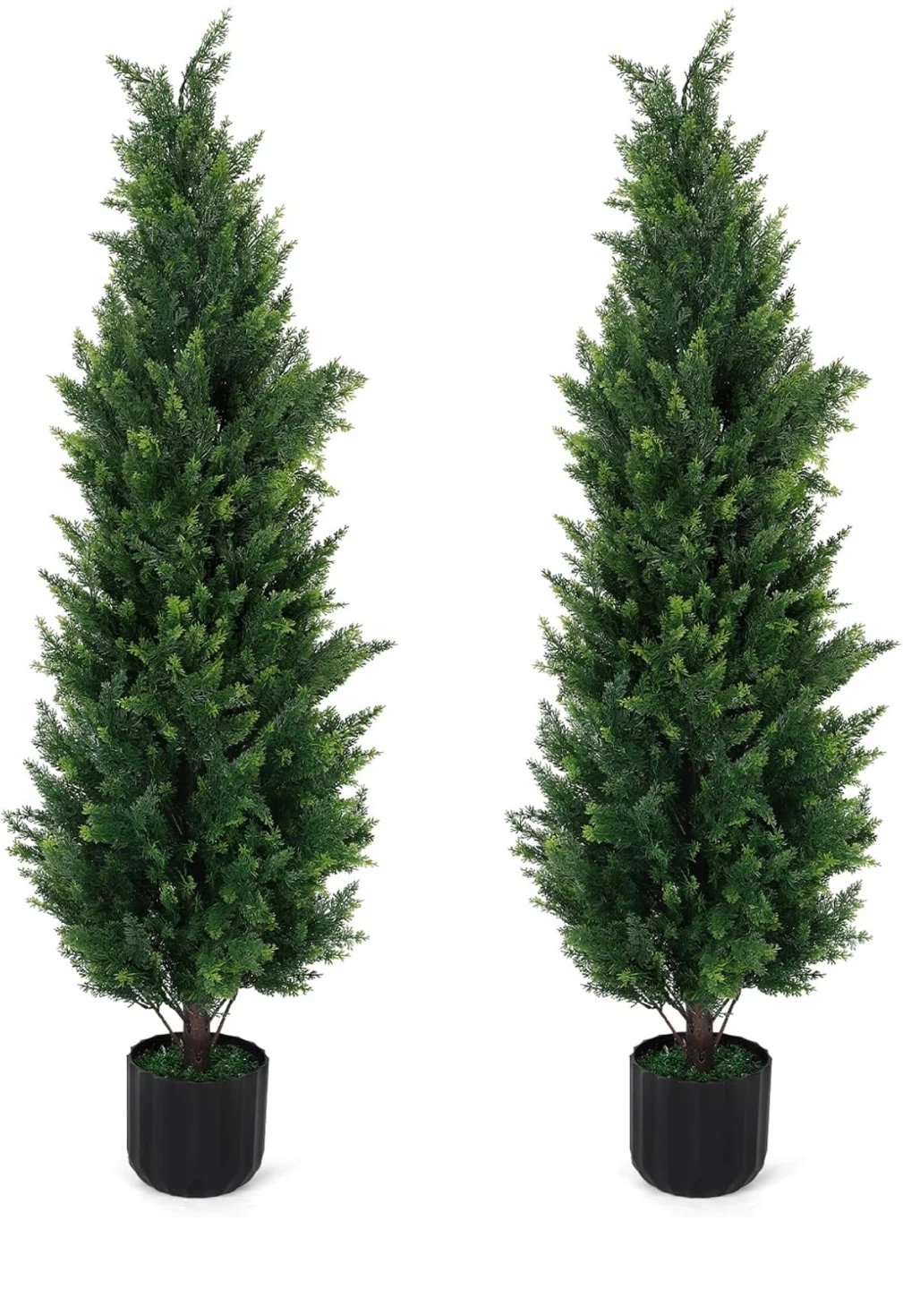 4ft Artificial Cedar Tree set 2 - photo 4