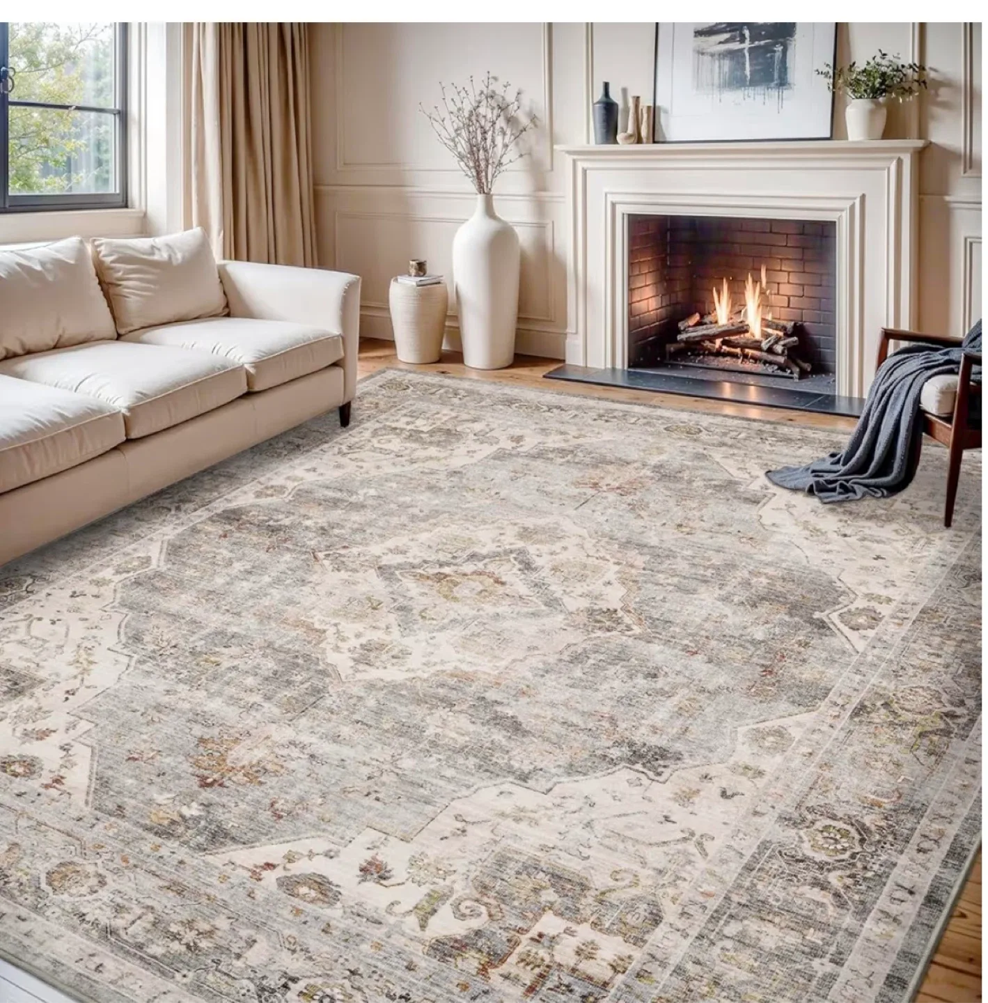 Area Rug 9x12 - Grey image indicator(9)