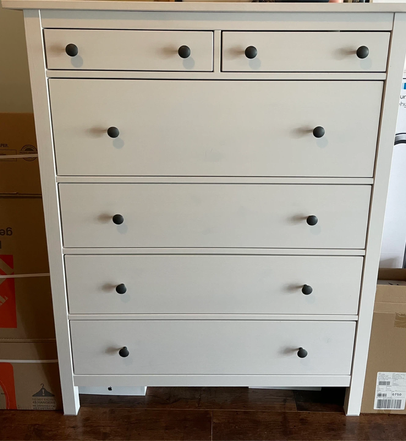 IKEA Hemnes 6-Drawer Chest - White Stain - photo 2