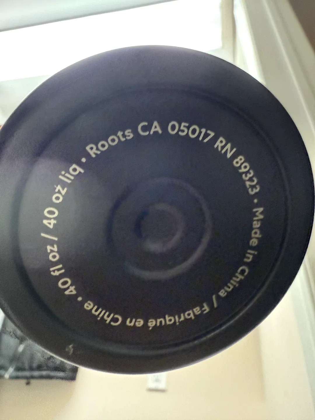 Roots Black 40 oz Tumbler with Handle & Straw image indicator(4)