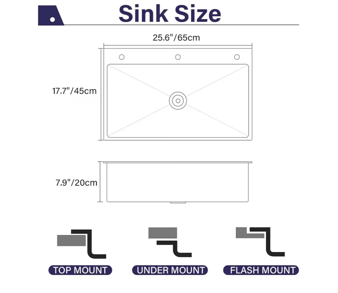 Black Kitchen Sink with Pull Out Faucet image indicator(3)