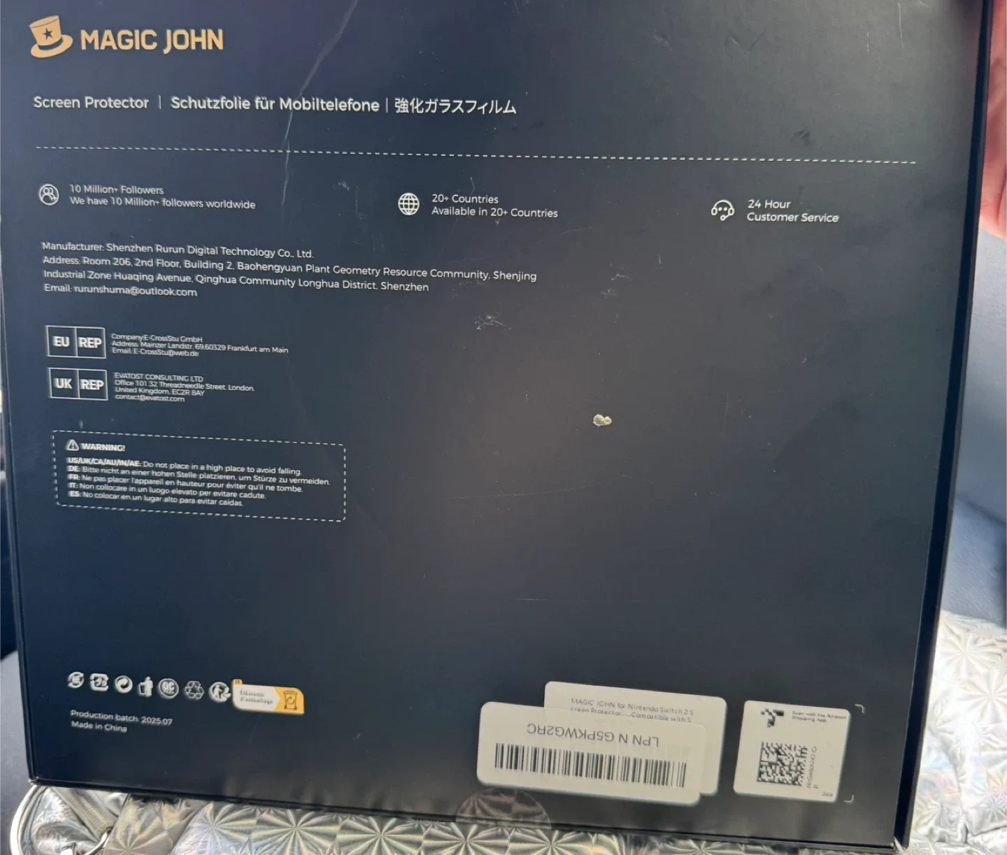 MAGIC JOHN Nintendo Switch Screen Protector - New image indicator(2)