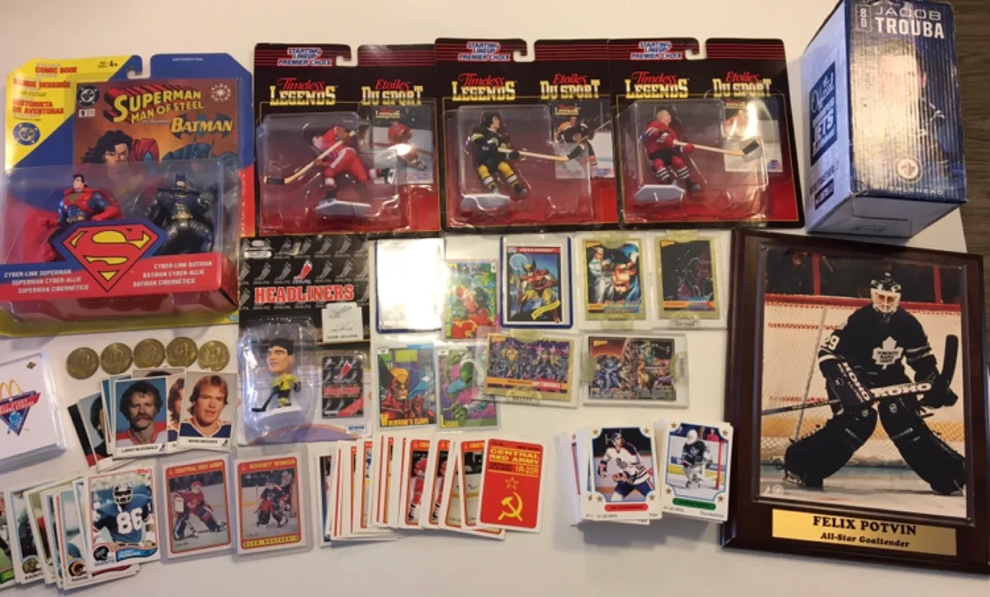 Vintage Sport and Comic Collectible Lot