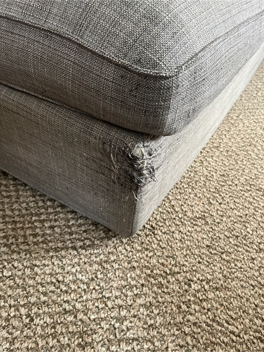 Grey Armless Chair - photo 2