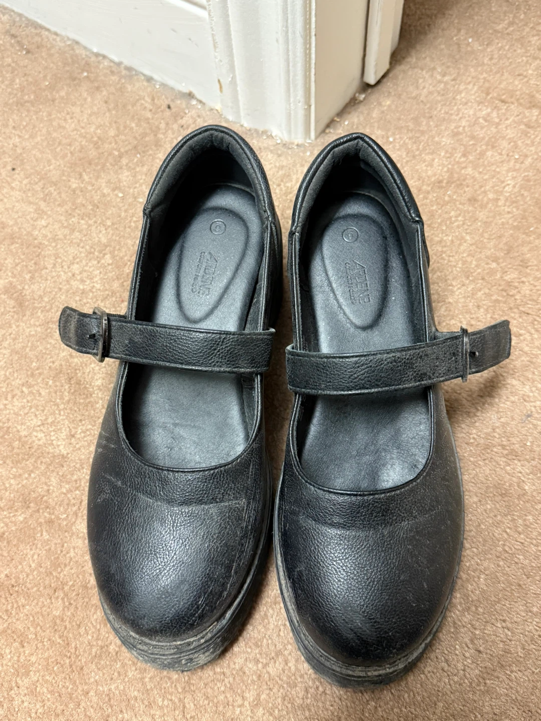Black Platform Mary Janes - Size 8 - photo 3