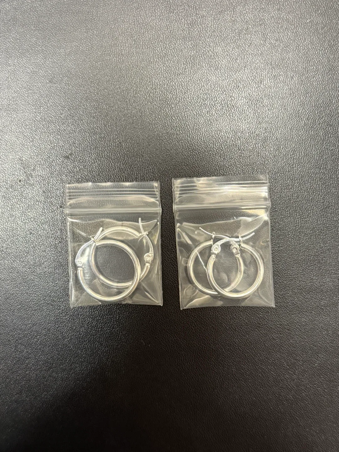 Sterling Silver Hoop Earrings - New