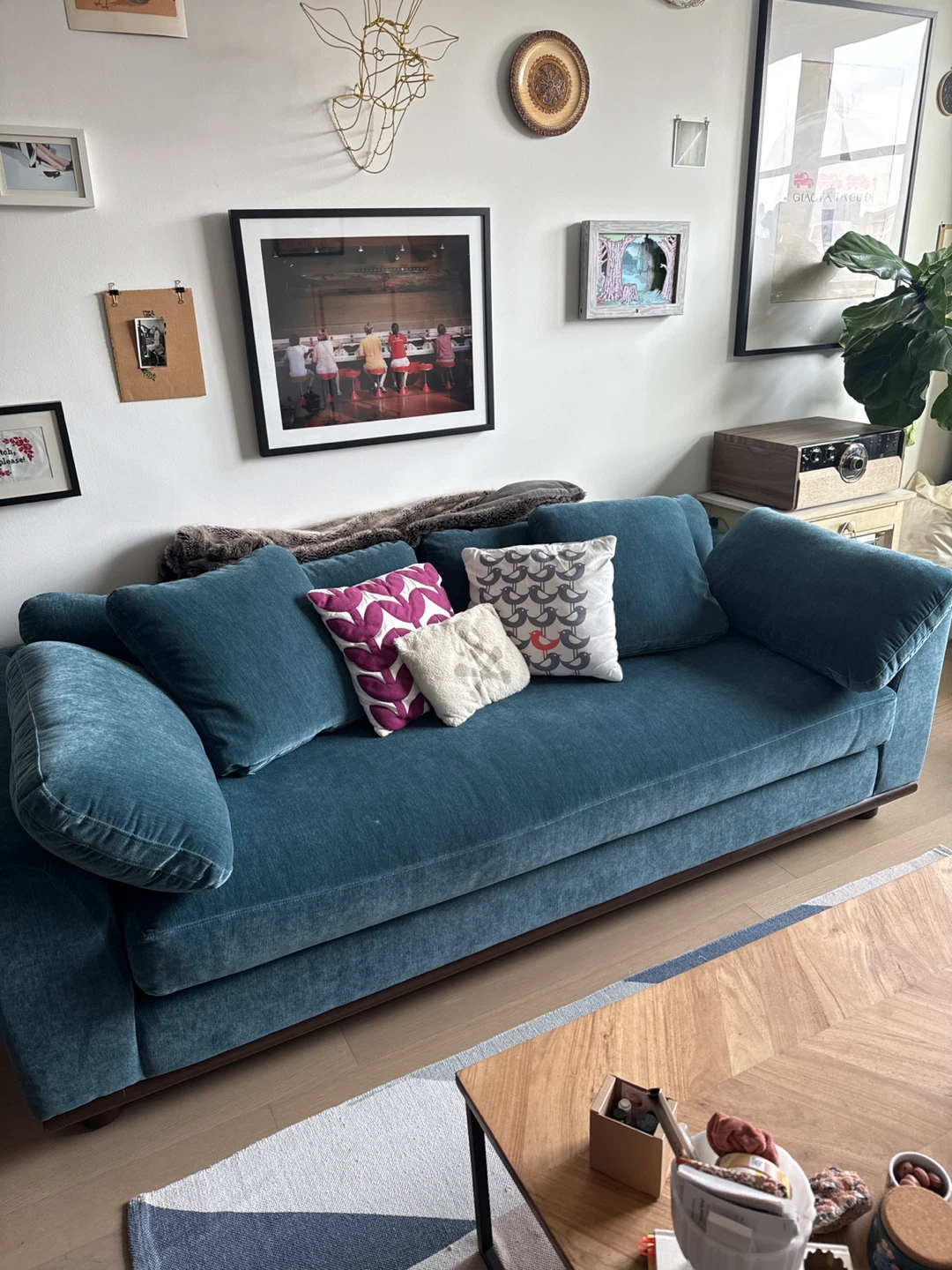 Joybird Miller sleeper sofa- 3 months old! - photo 2