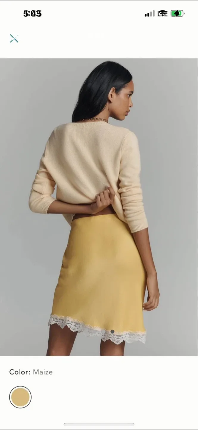 BNWT Anthropologie Tilda Skirt XS image indicator(4)