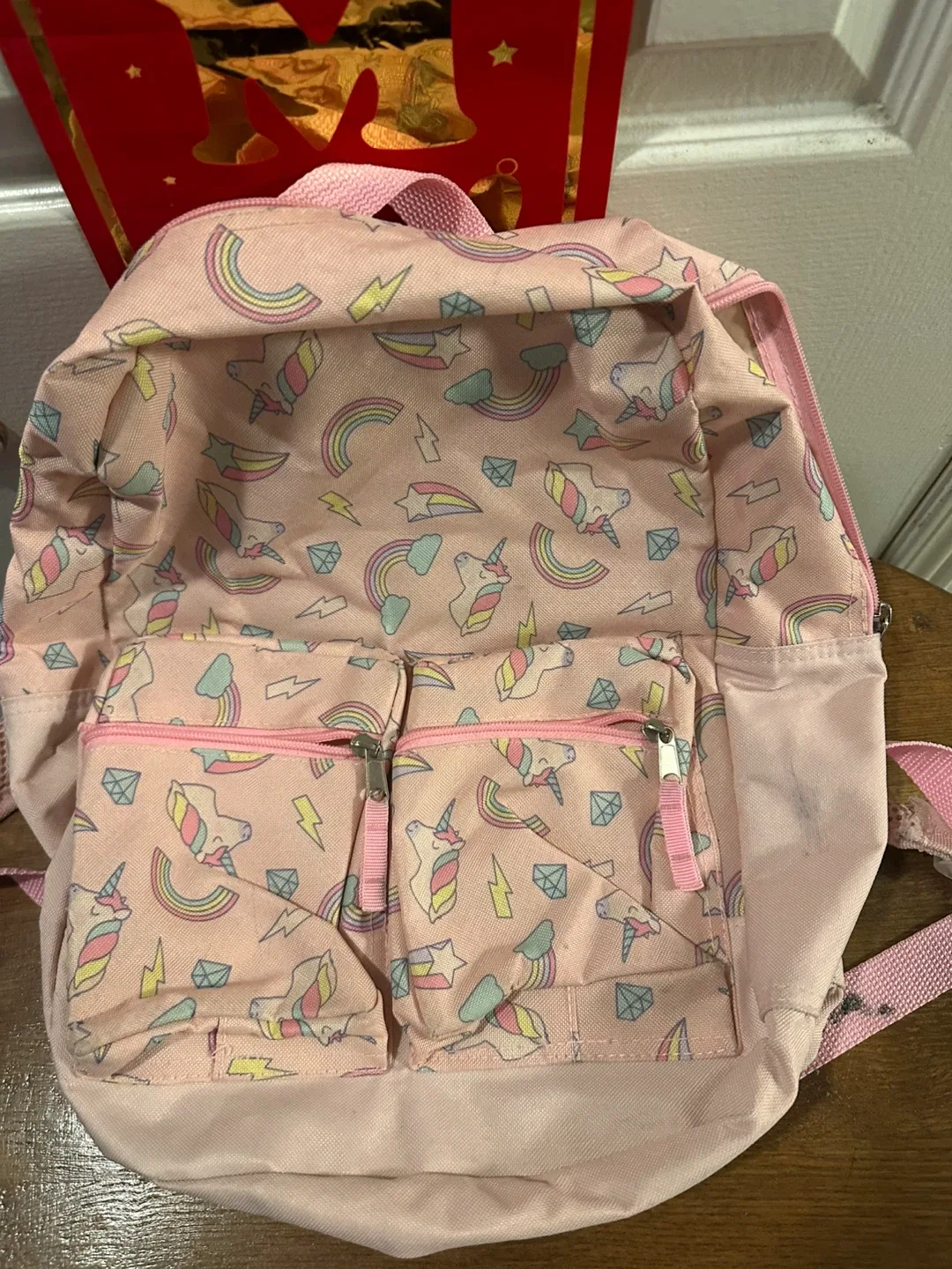 Floral & Unicorn Print Backpacks image indicator(2)