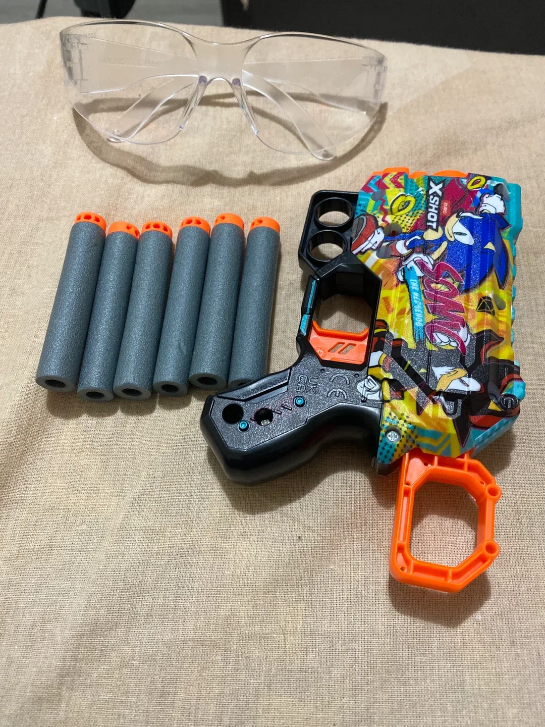 X-Shot Micro Foam Dart Blaster Toy Gun + Darts