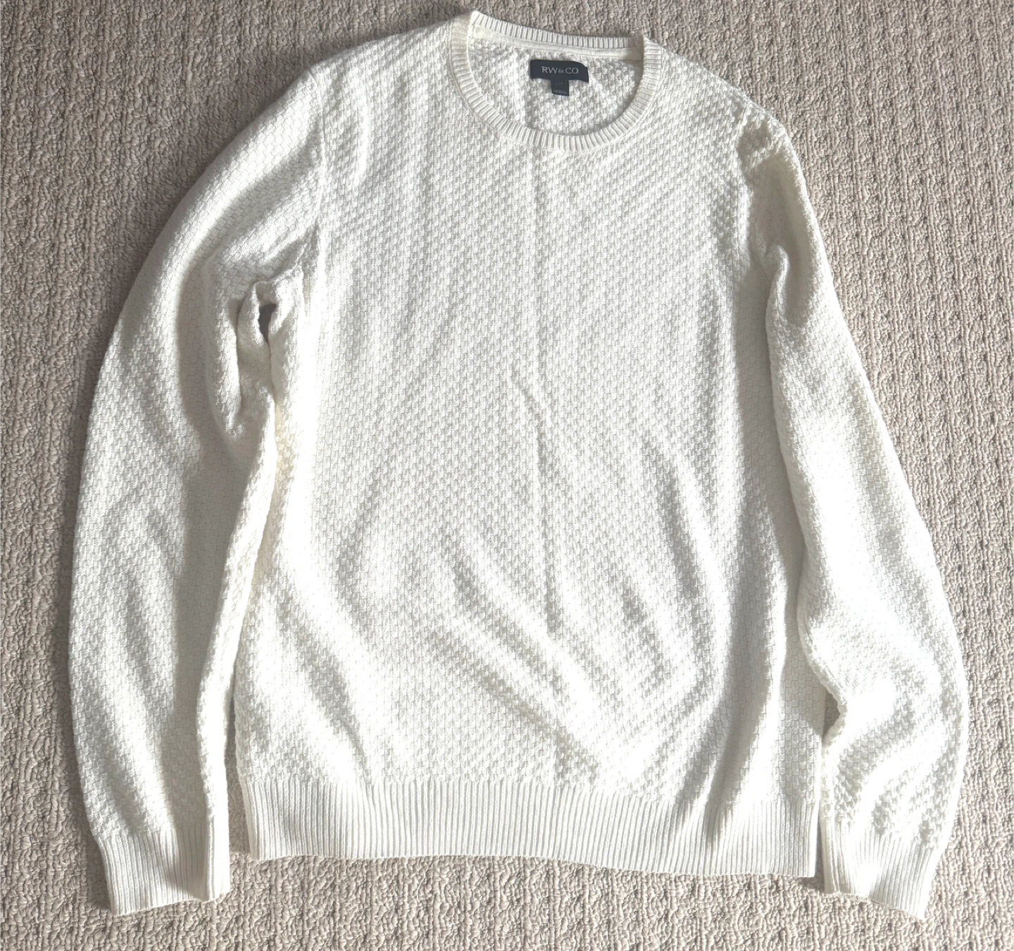 RW&CO. White Sweater - Size L - photo 3
