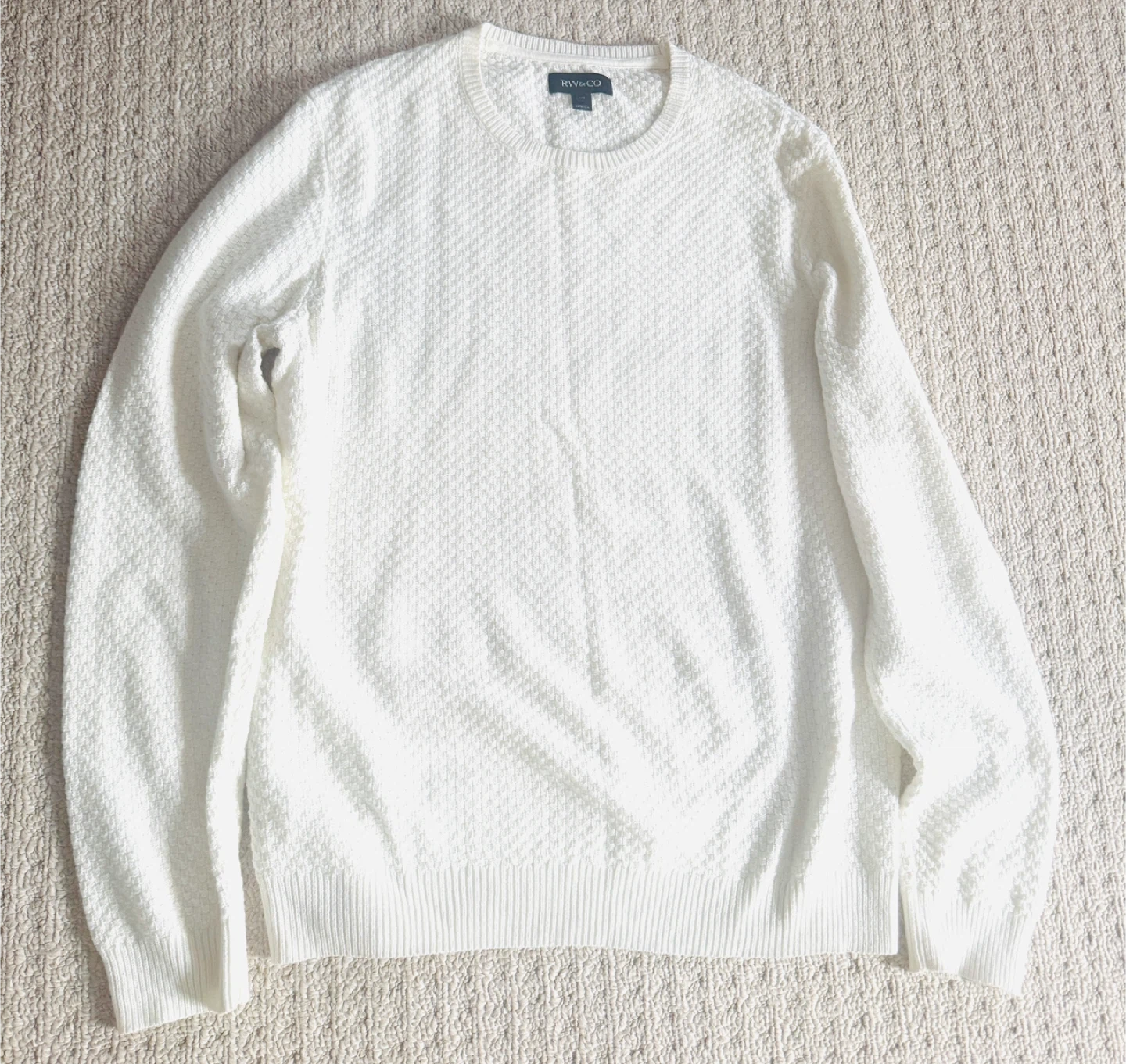RW&CO. White Sweater - Size L