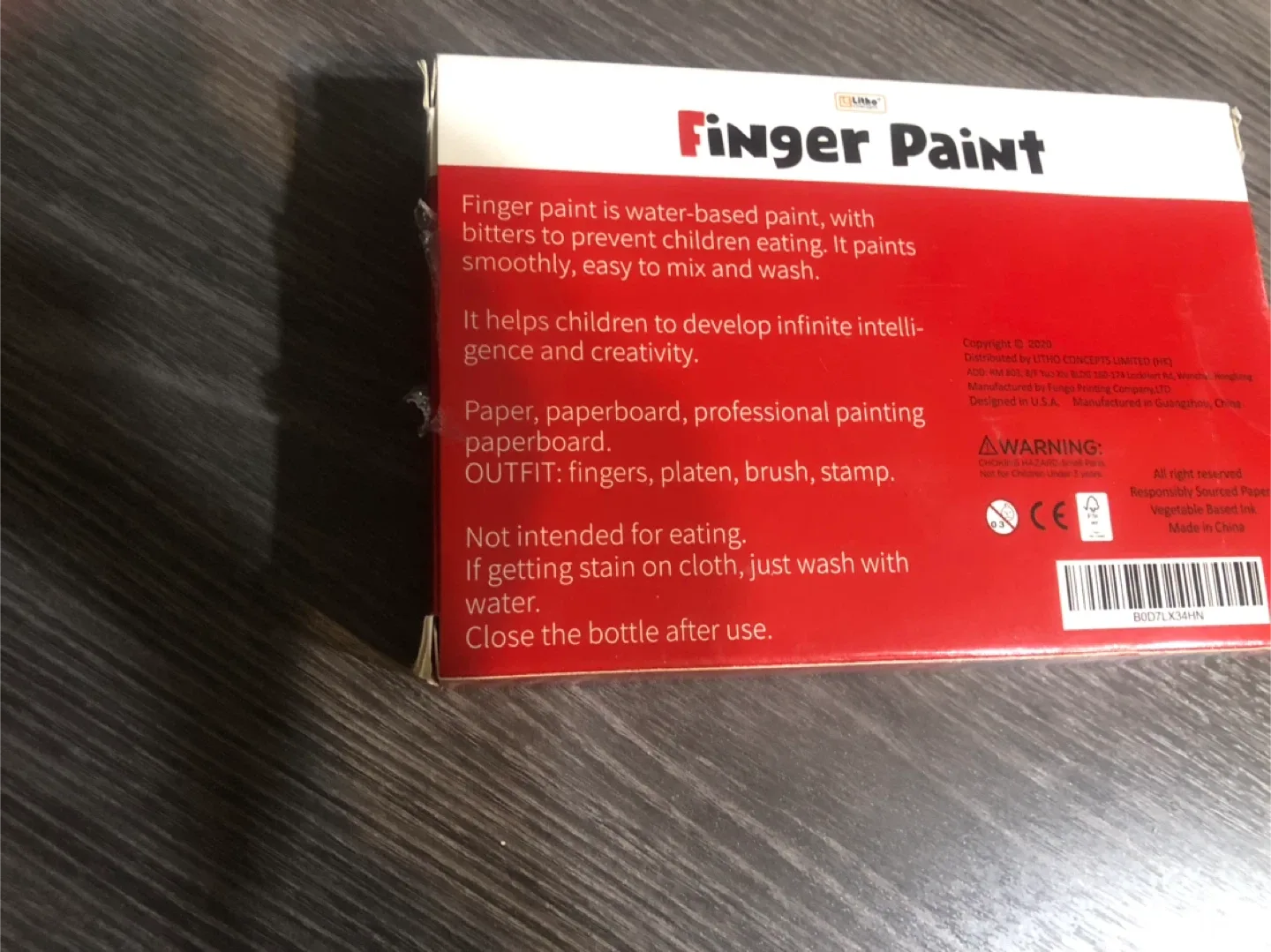 Finger Paint Set - 6 Assorted Colours image indicator(6)