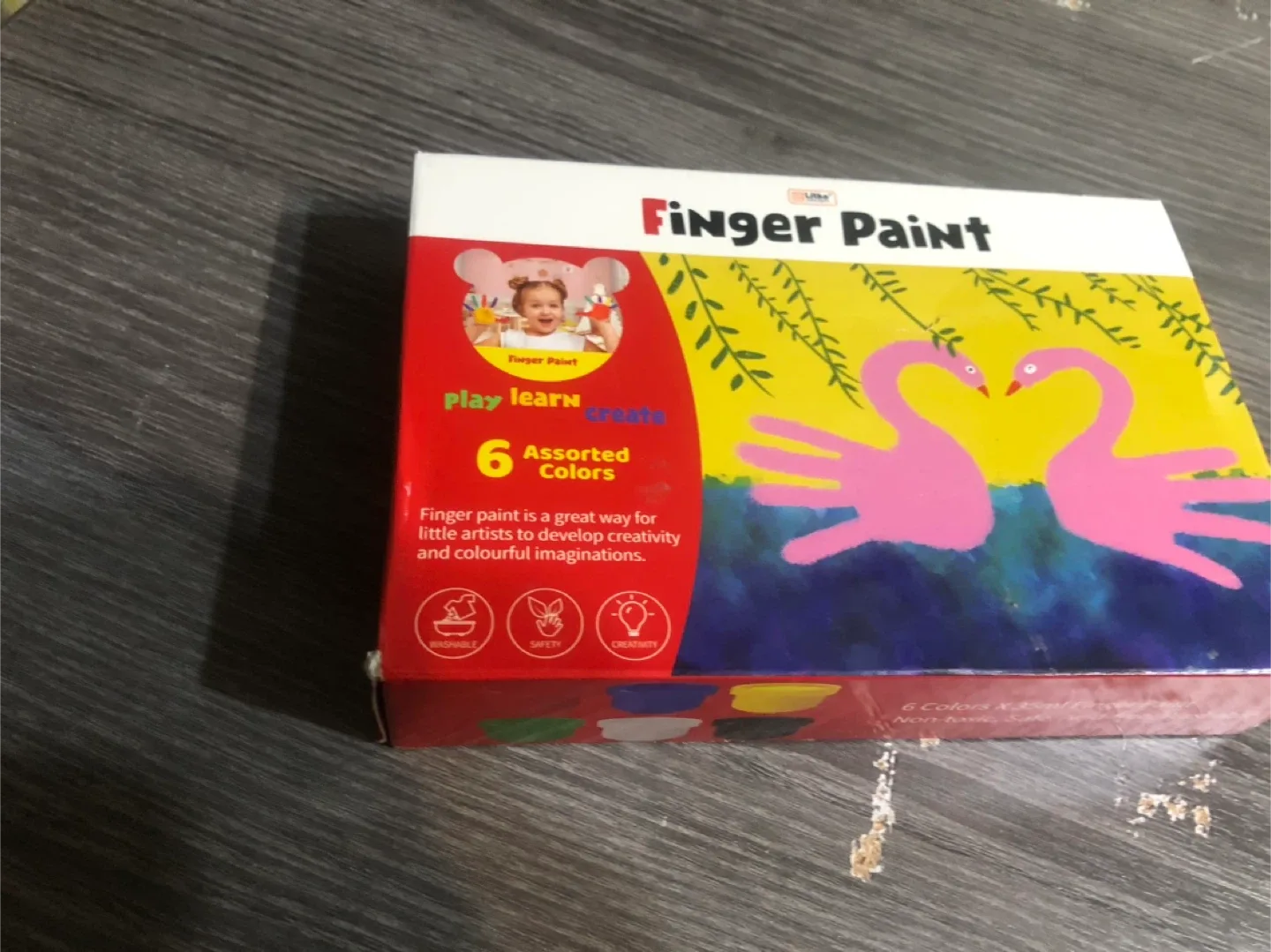 Finger Paint Set - 6 Assorted Colours image indicator(7)
