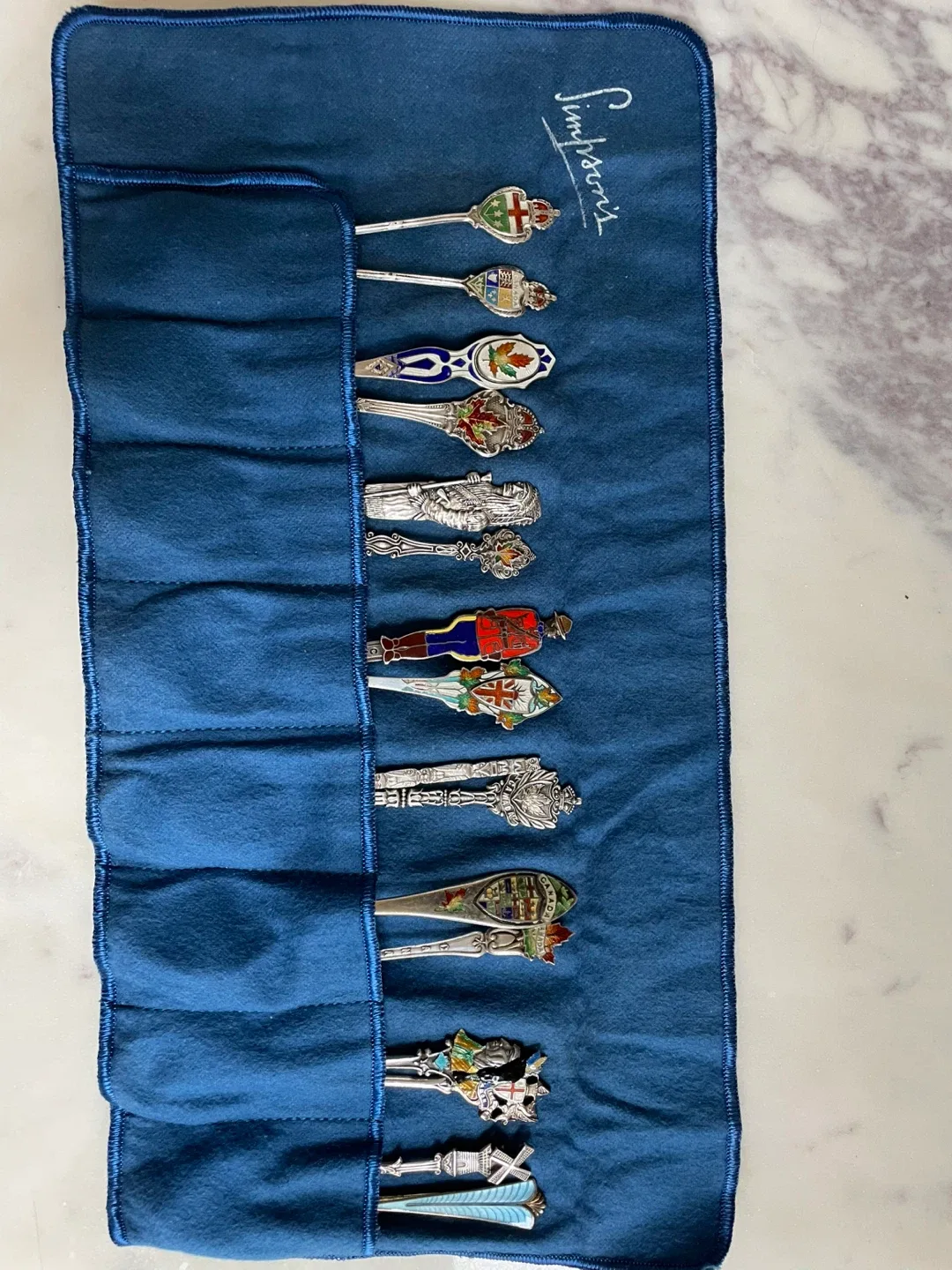 Sterling Silver Collector spoons -Vintage image indicator(9)