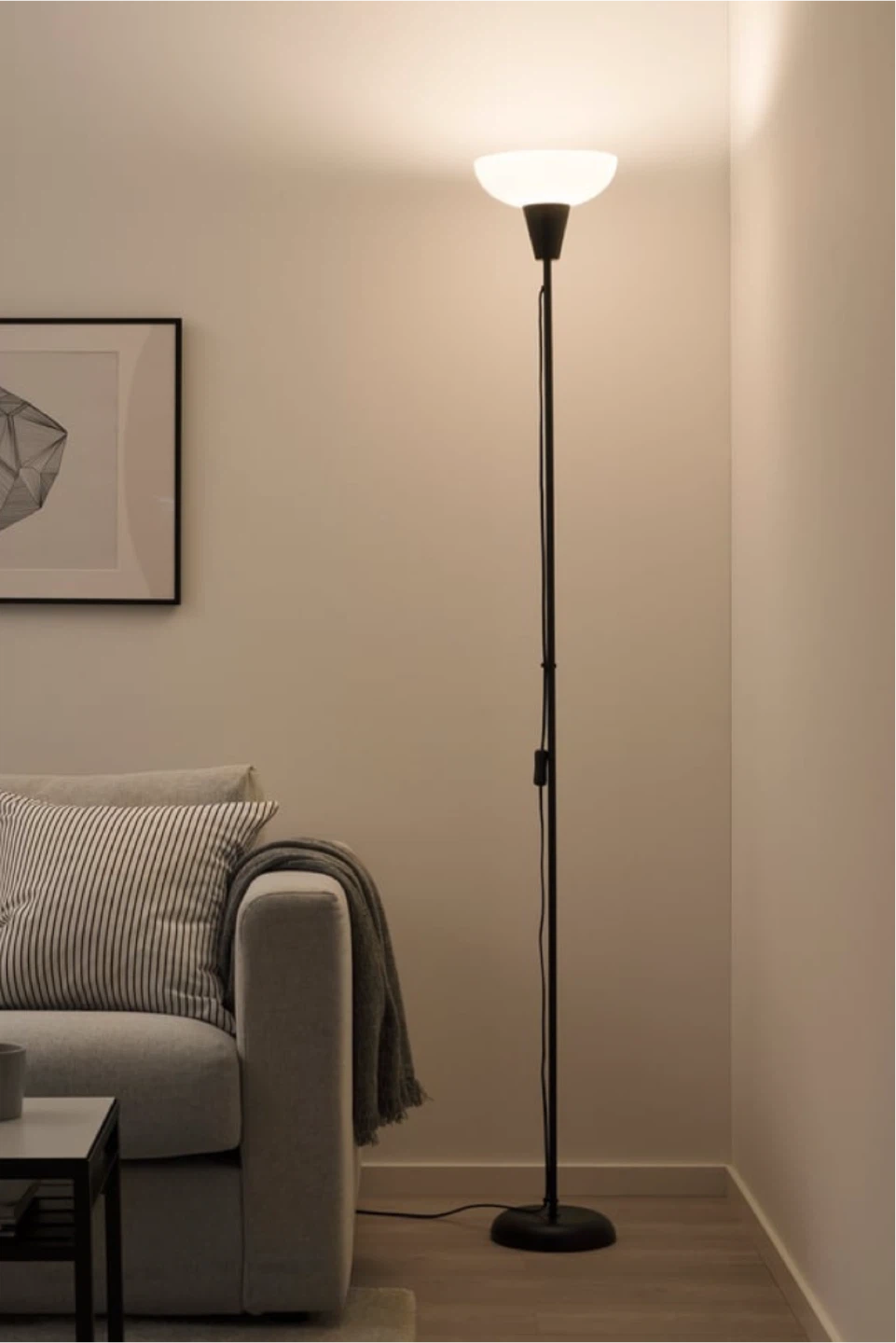 IKEA TÄGARP Floor Lamp - Black