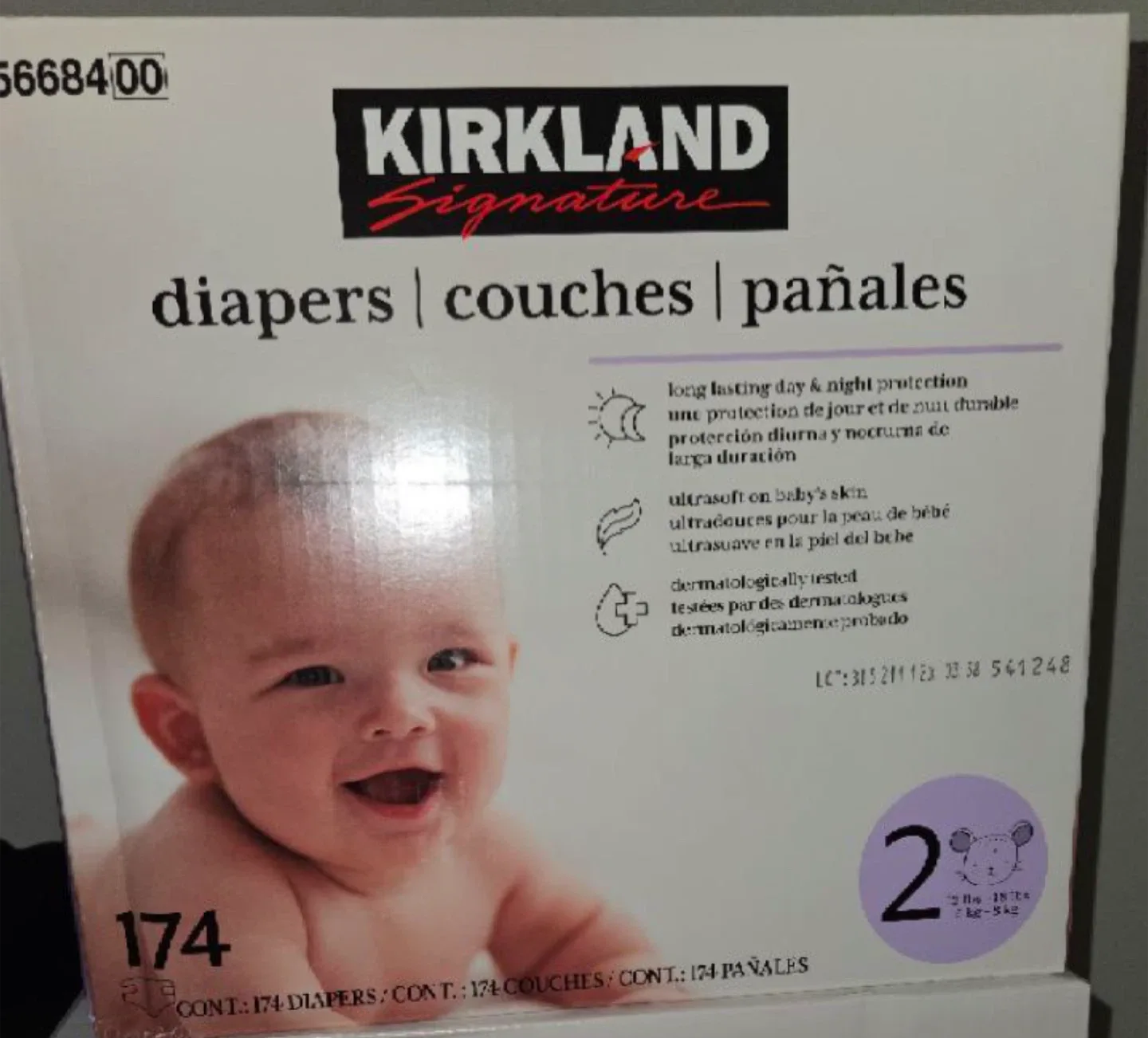 Kirkland Signature Diapers - Size 2