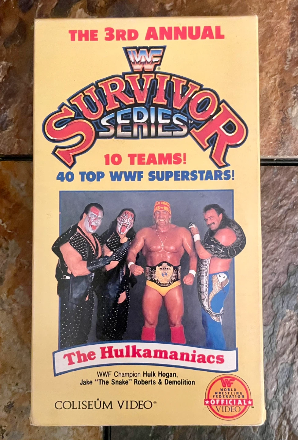 WWF Survivor Series VHS Tape