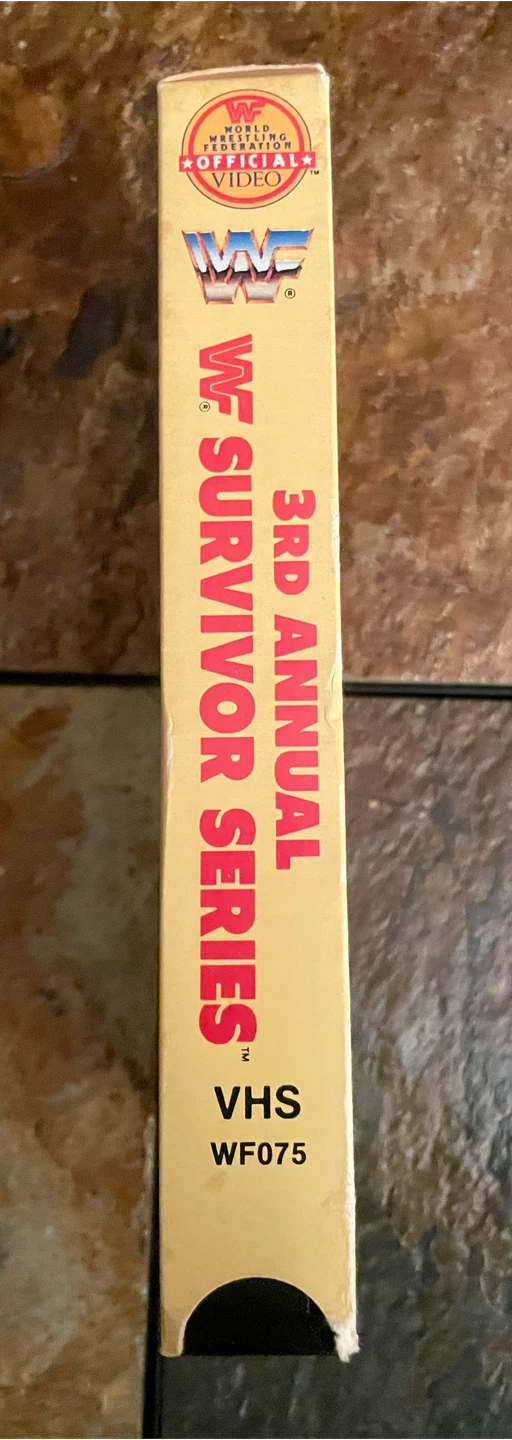 WWF Survivor Series VHS Tape - photo 3