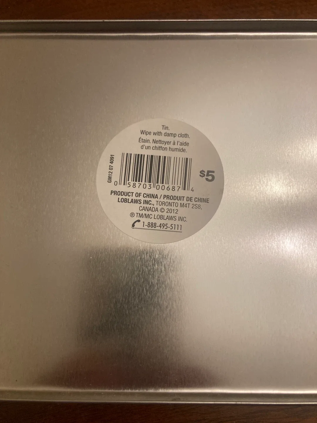 Tin Box - NEW with price sticker image indicator(2)