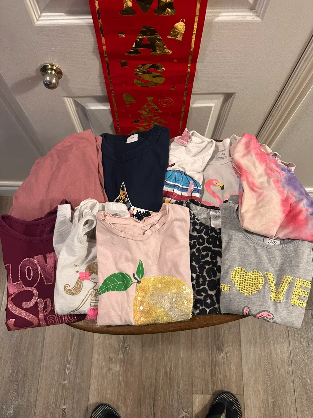 10 Girls' T-Shirt Bundle, Size 6