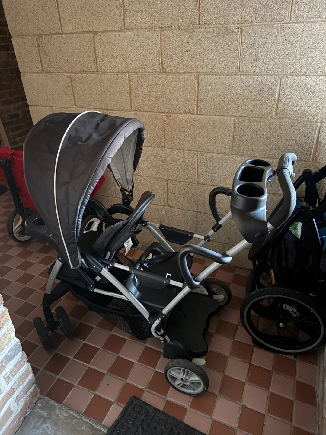 Graco DuoGlider Double Stroller - Black
