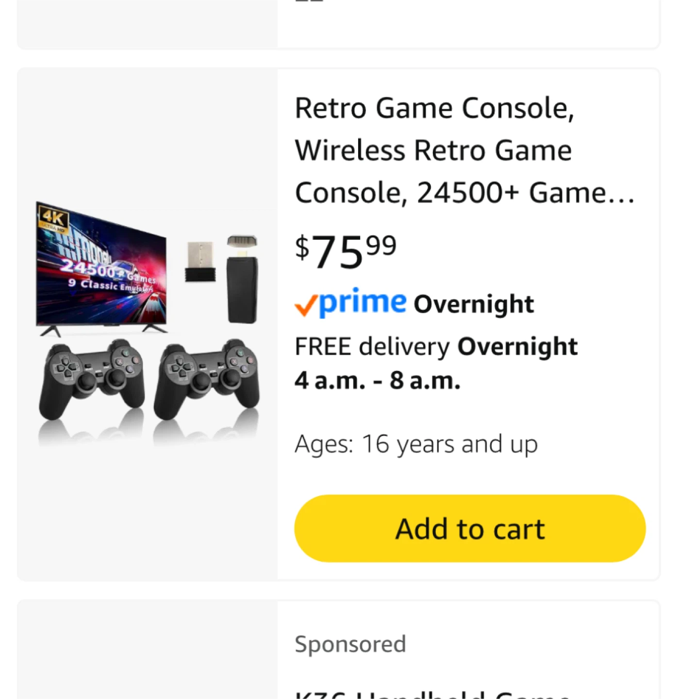 Retro Game Console Wireless 24500+ Games