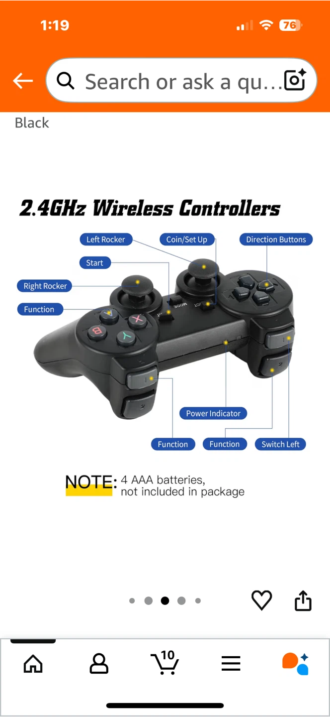 Retro Game Console Wireless 24500+ Games - photo 5