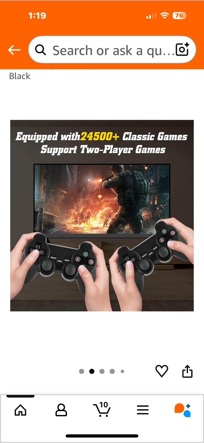 Retro Game Console Wireless 24500+ Games - photo 3