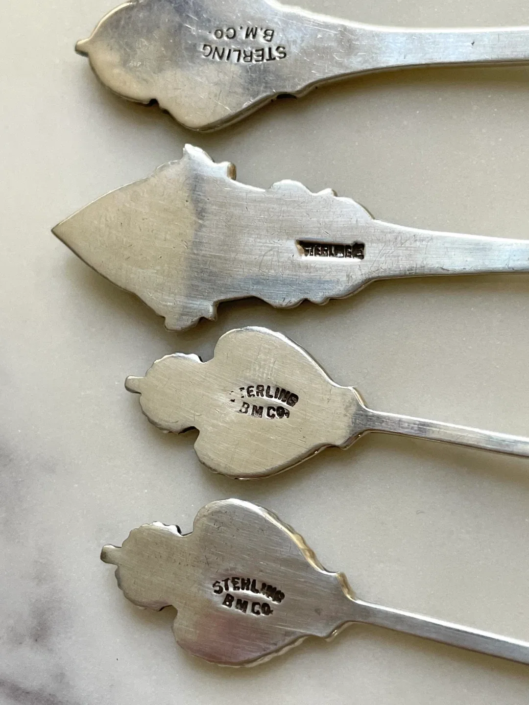 Sterling Silver Collector spoons -Vintage image indicator(10)