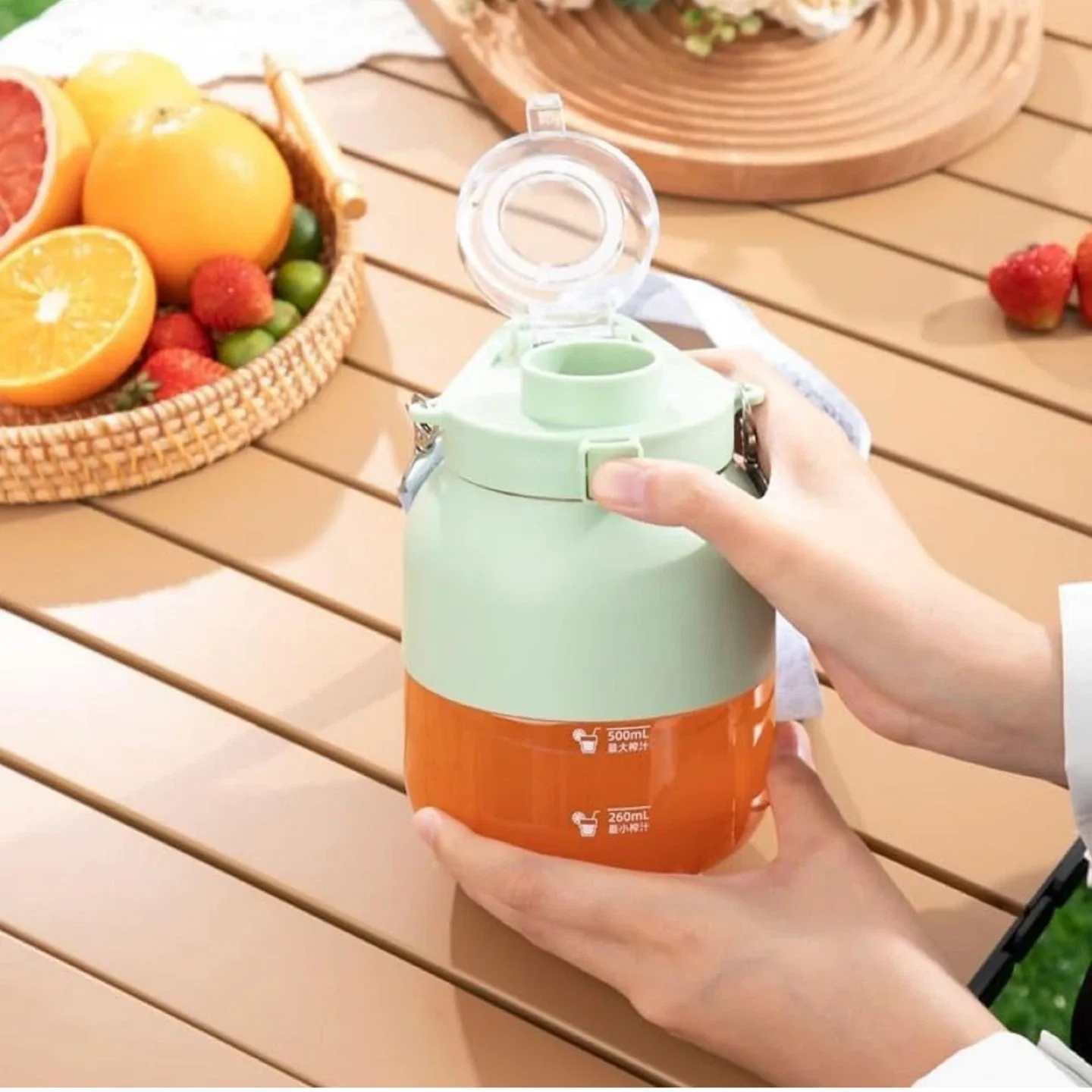 《New》OSTMARS Green Portable Blender image indicator(4)