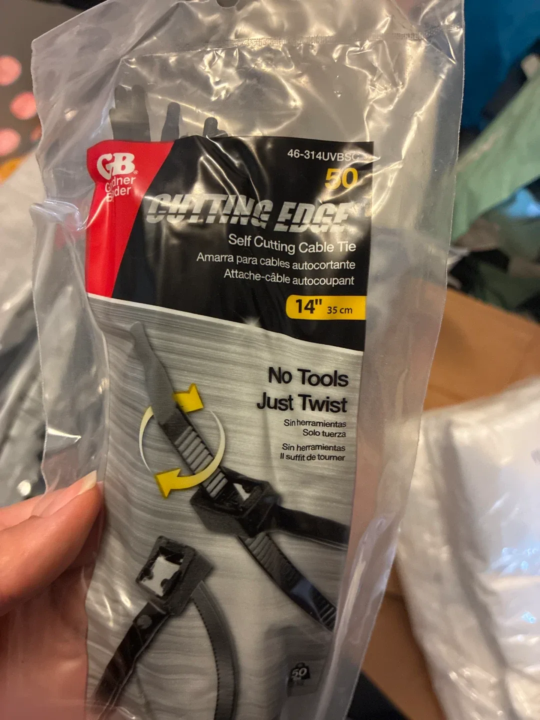 Gardner Bender Cutting Edge Cable Ties 14"