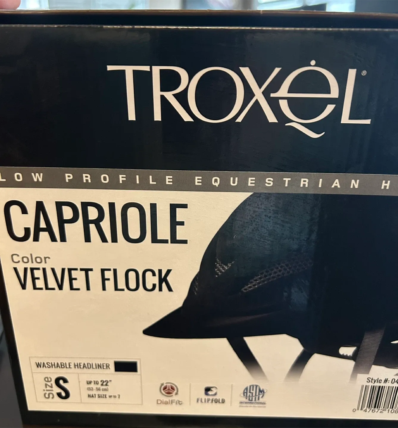 Troxel Capriole Equestrian Helmet - Size S