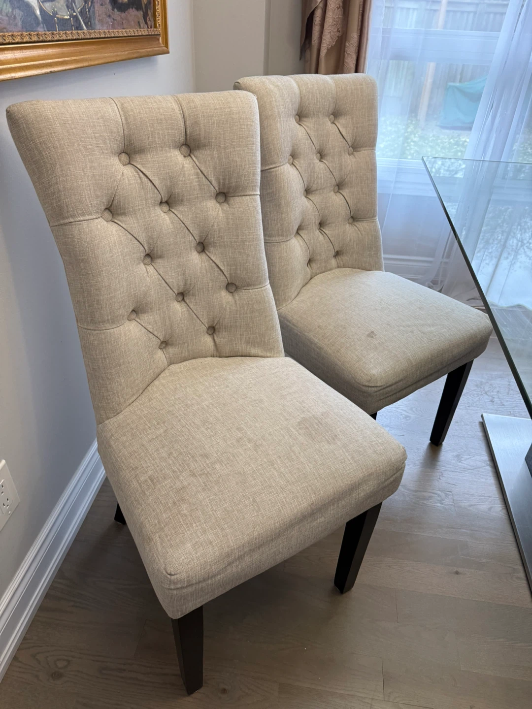 4 Tufted Chairs - photo 4