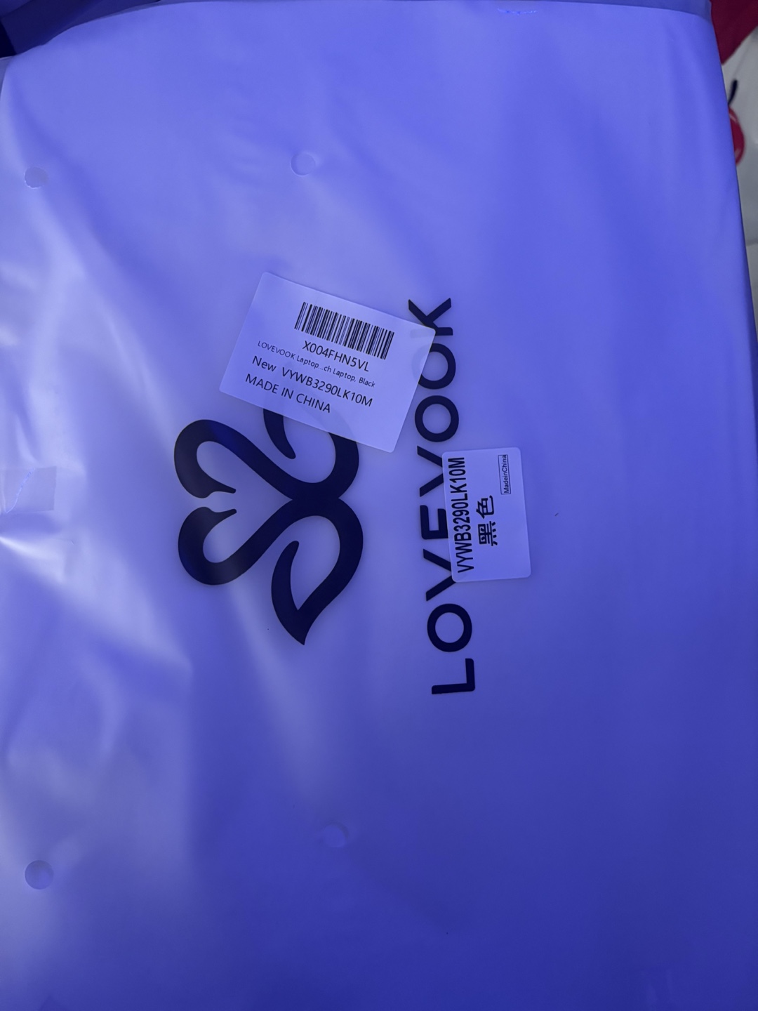 LOVEVOOK Laptop Tote Bag - Black