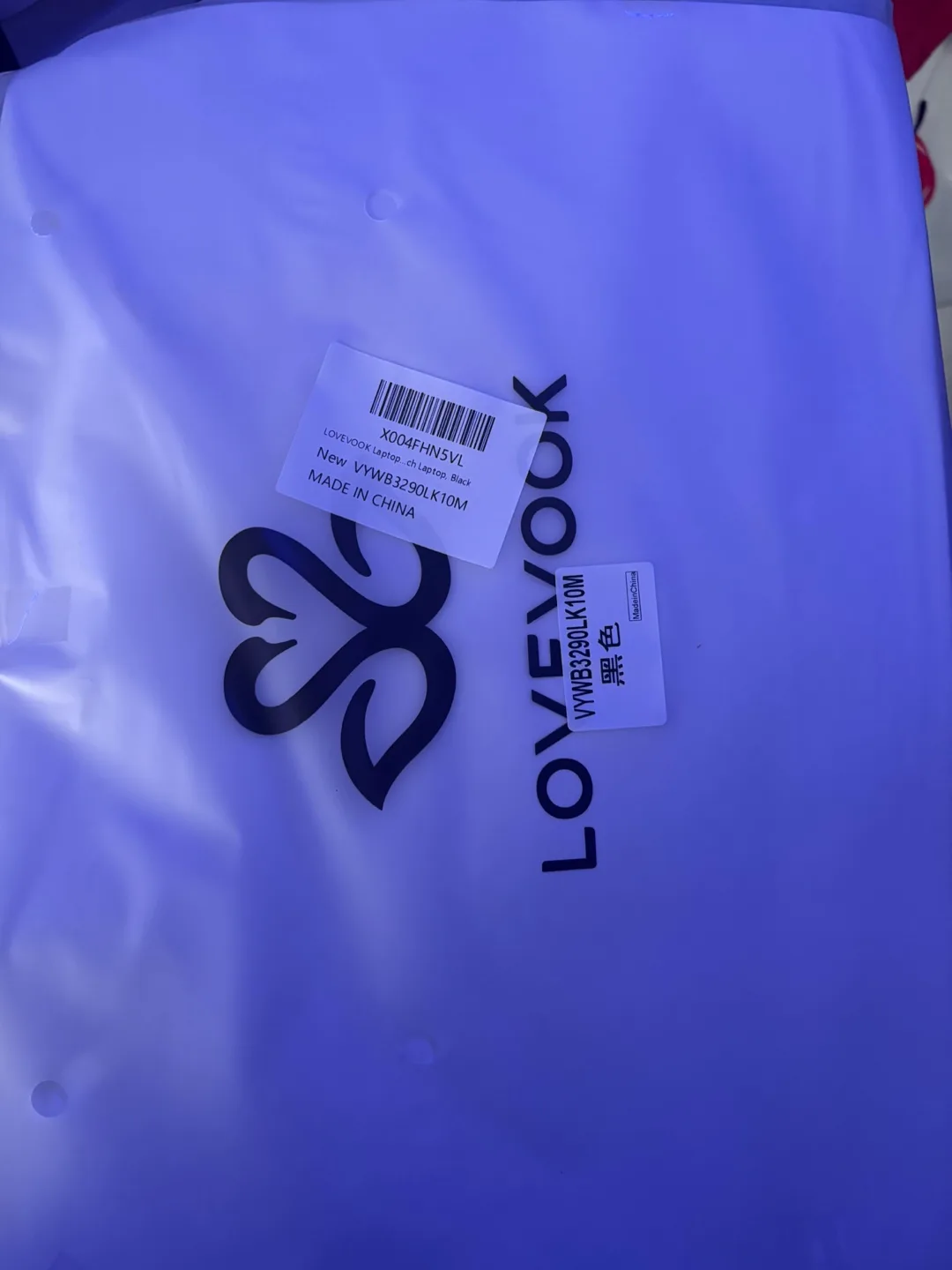 LOVEVOOK Laptop Tote Bag - Black