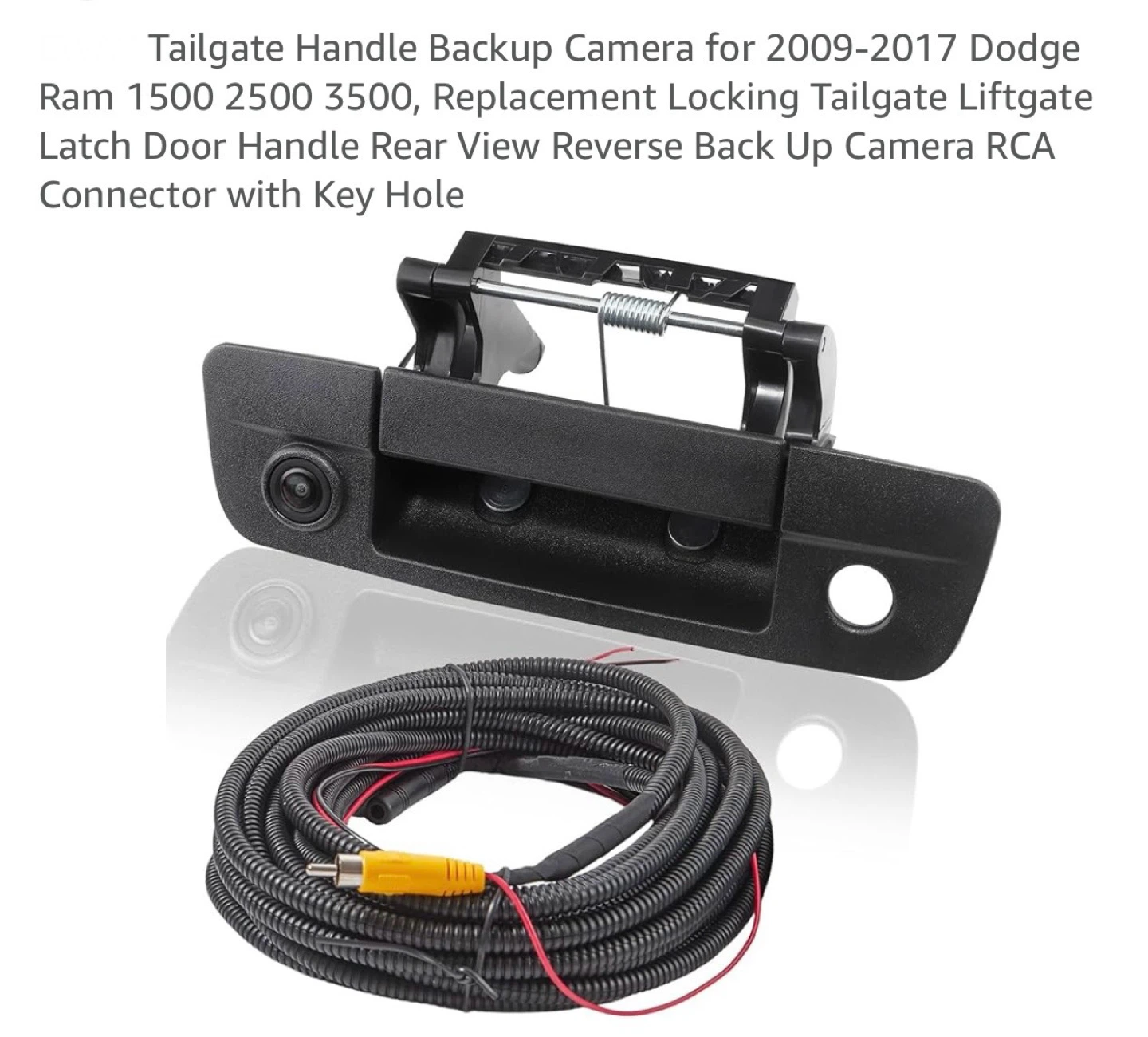 Ram 1500 Backup Camera Tailgate Handle