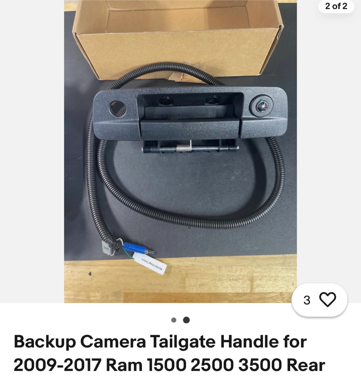 Ram 1500 Backup Camera Tailgate Handle - photo 3