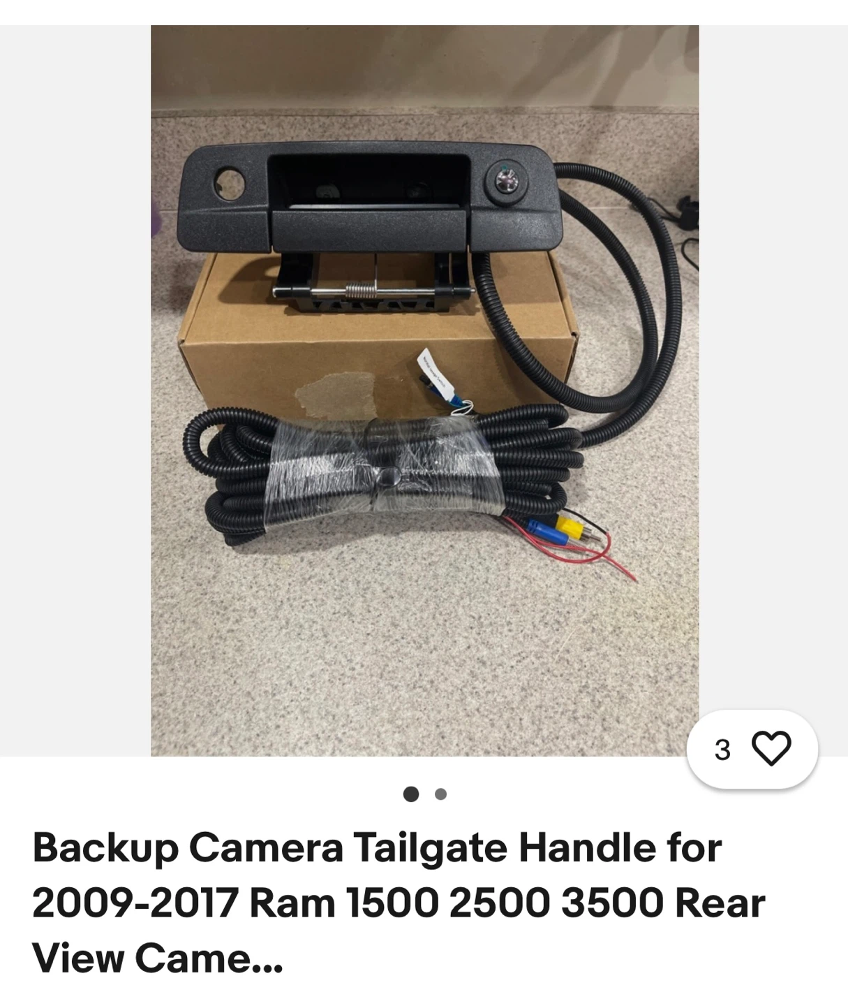 Ram 1500 Backup Camera Tailgate Handle - photo 2