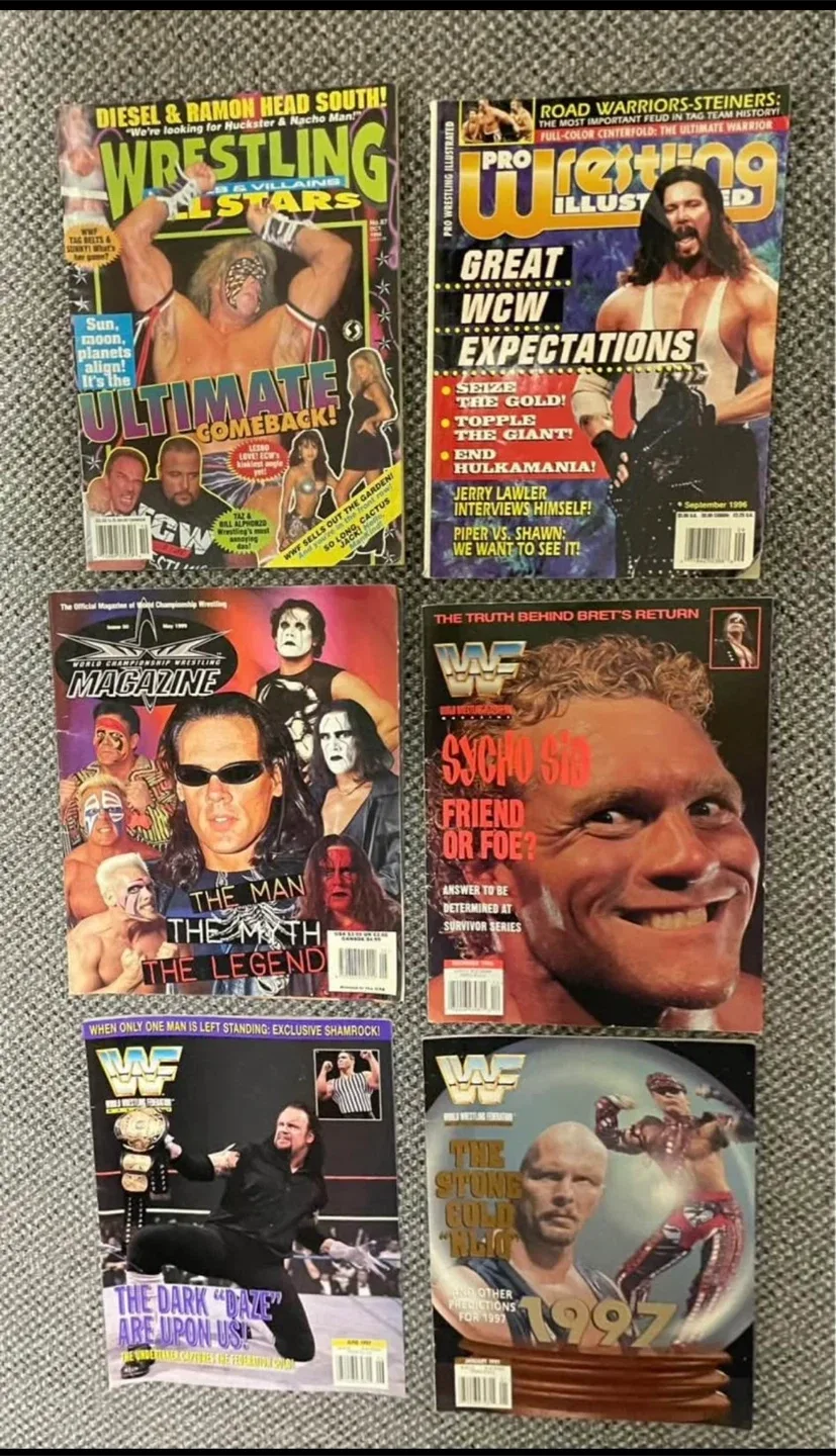 Vintage Wrestling Magazines & Cards image indicator(3)