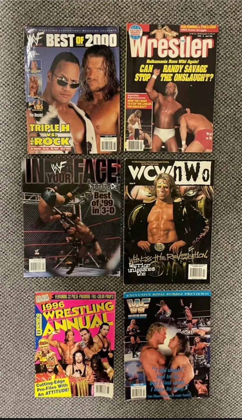 Vintage Wrestling Magazines & Cards image indicator(4)