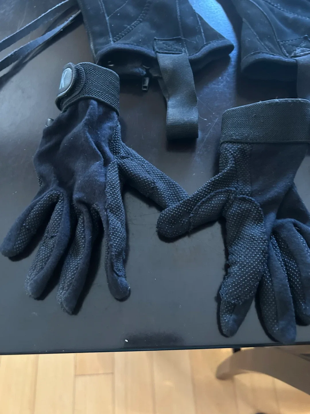 Black Riding Gloves & Half Chaps Set image indicator(2)